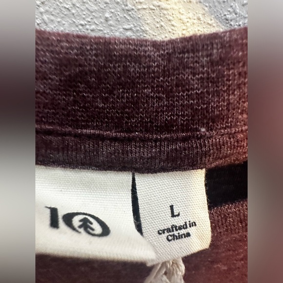 tentree Men's hemp tee shirt new size large mulberry heather - Picture 4 of 5